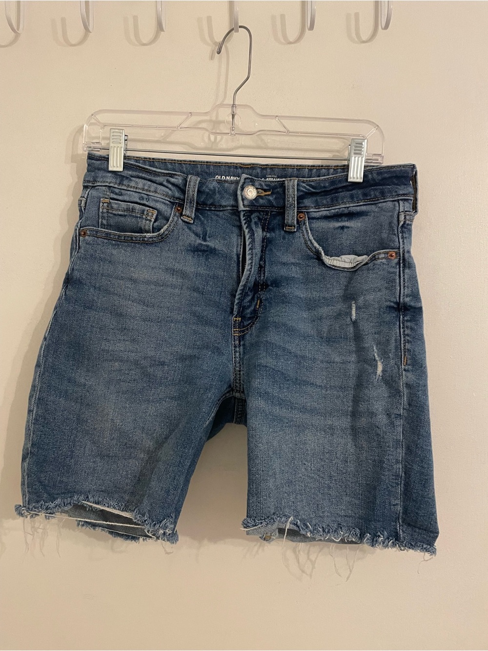 Old Navy Light Blue High-Rise Straight Jeans